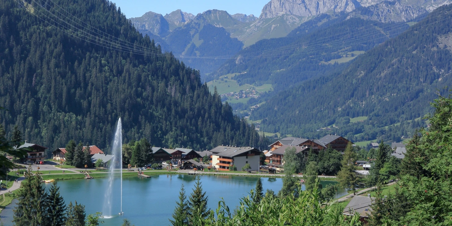 Lac de Vonnes in Châtel, French Alps