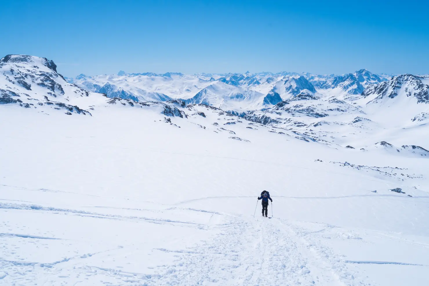 Skiing in the Three Valleys