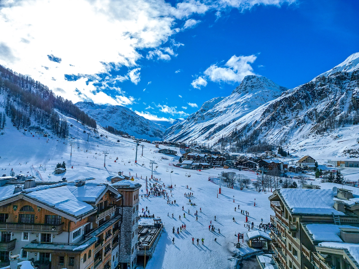 Val d’Isère snow front