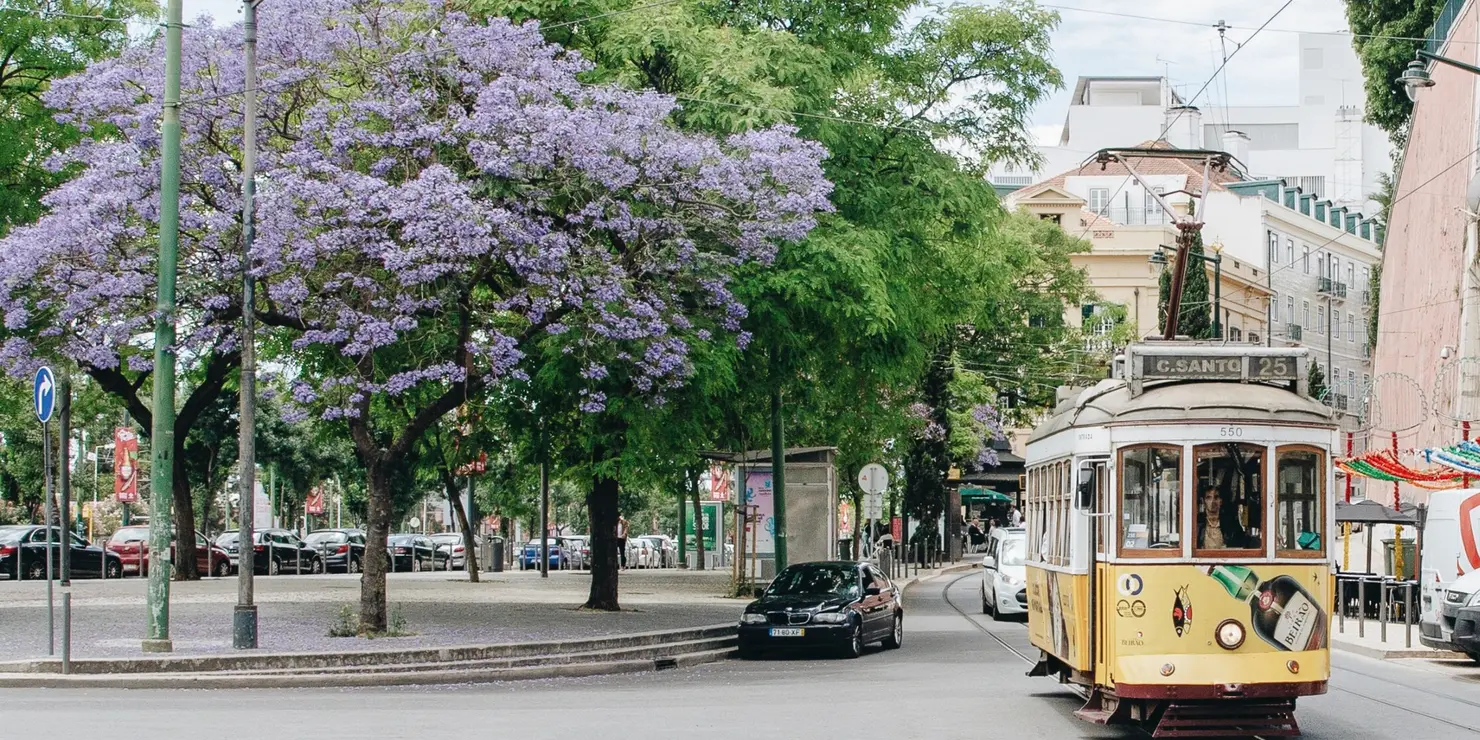 Tram in Santos, Lisbon